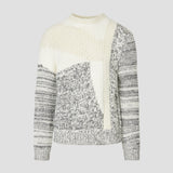 Multi- texture Knit Sweater