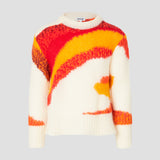 Multi-textured Knitted Sweater-SK3HL0010-2