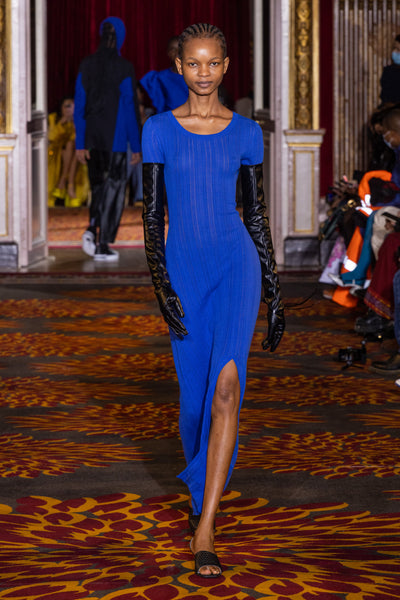 koche jersey dress Koche at Paris Fashion Week Spring 2018