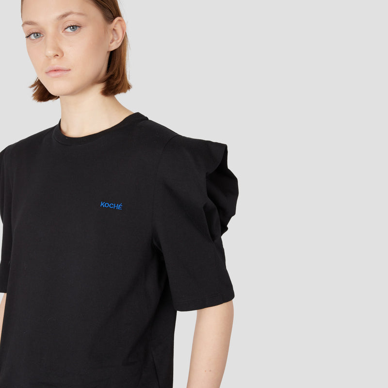 Structured Shoulders T-shirt-SK3GC0025