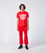 JERSEY TRACK RED PANTS