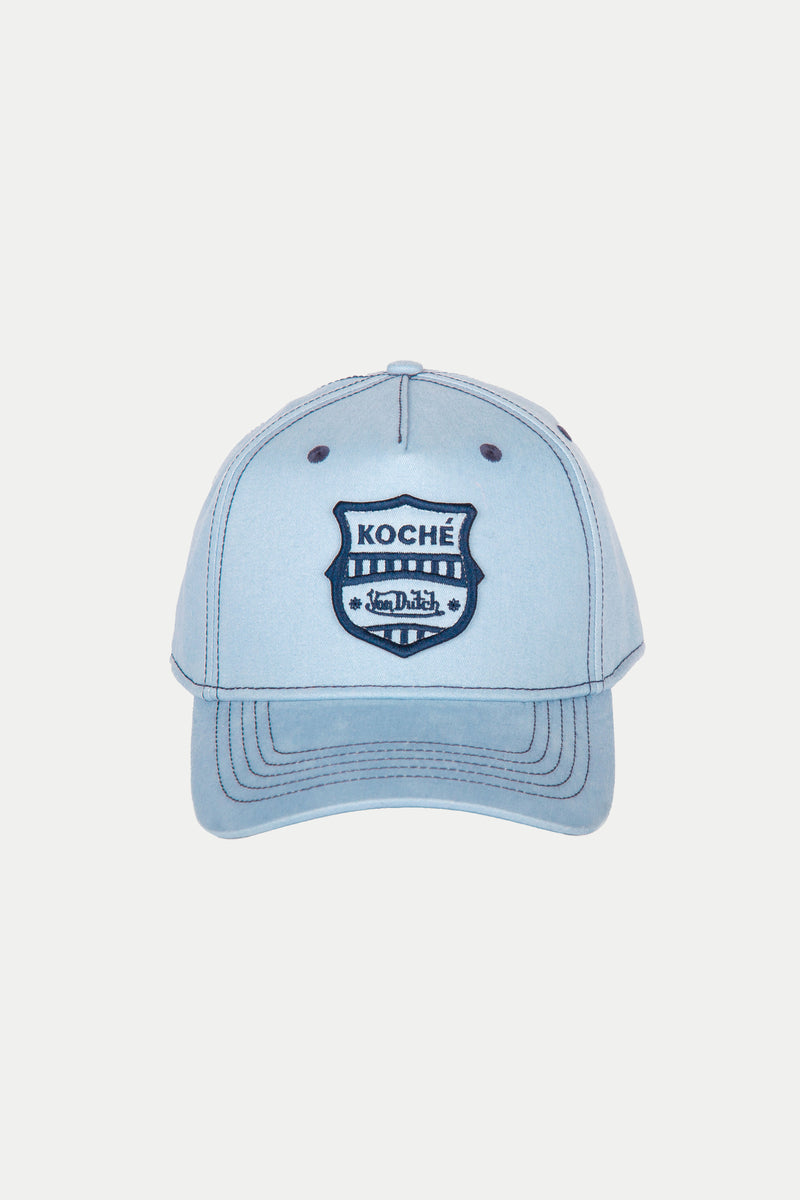 KOCHÉ X VON DUTCH BABY BLUE BASEBALL CAP