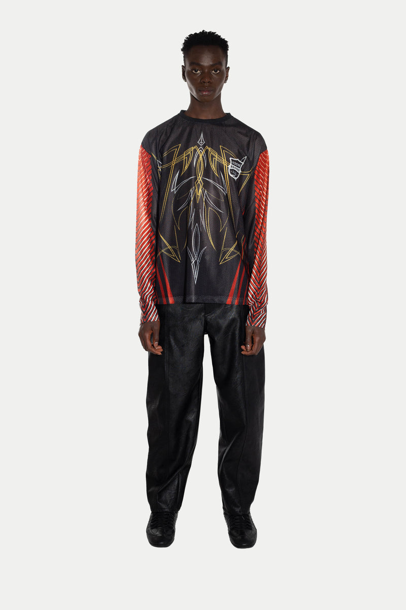 KOCHÉ X VON DUTCH BLACK LONG SLEEVE T-SHIRT