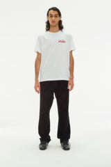 HERALDIC FLAMES LOGO WHITE T-SHIRT