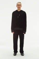 STRAIGHT MONOGRAM TRACK BLACK PANTS