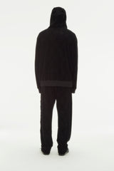 STRAIGHT MONOGRAM TRACK BLACK PANTS