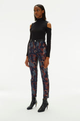 JACQUARD CAMOUFLAGE TROUSERS