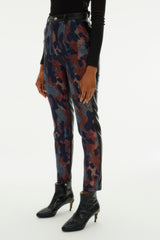 JACQUARD CAMOUFLAGE TROUSERS
