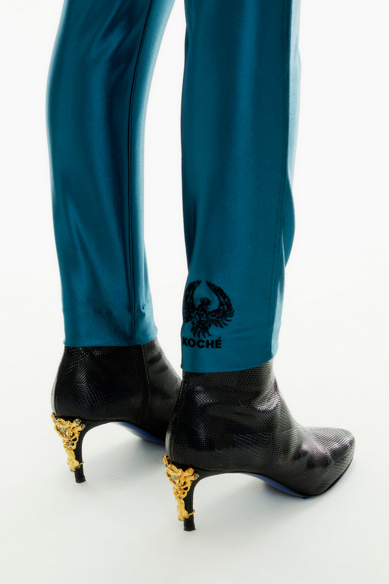 SATIN SKINNY TROUSERS