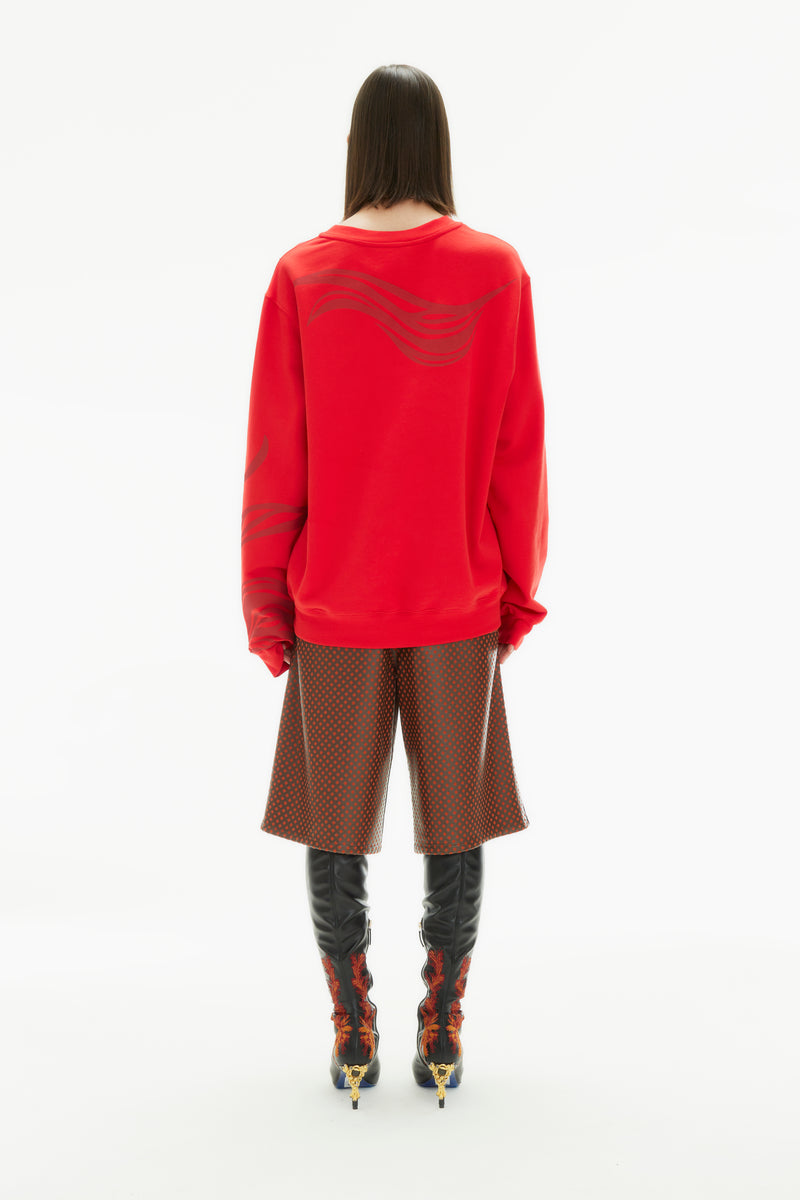 VEGAN LEATHER RELAXED SHORTS