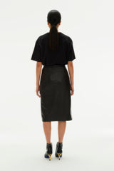 VEGAN LEATHER SKIRT
