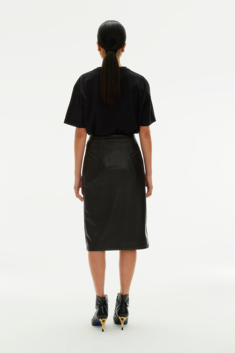 VEGAN LEATHER SKIRT