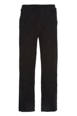 STRAIGHT MONOGRAM TRACK BLACK PANTS