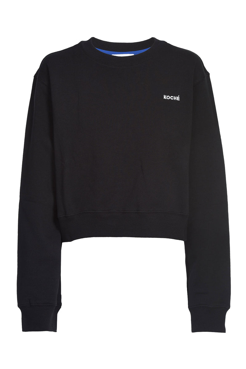 CROPPED LOGO SWEATSHIRT