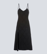 MONOGRAM MIDI DRESS