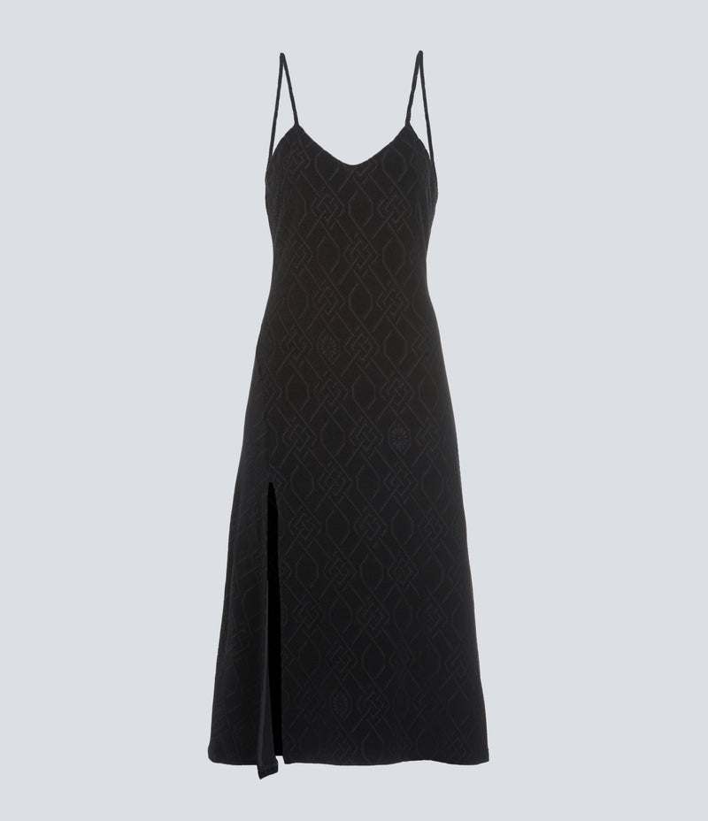 MONOGRAM MIDI DRESS