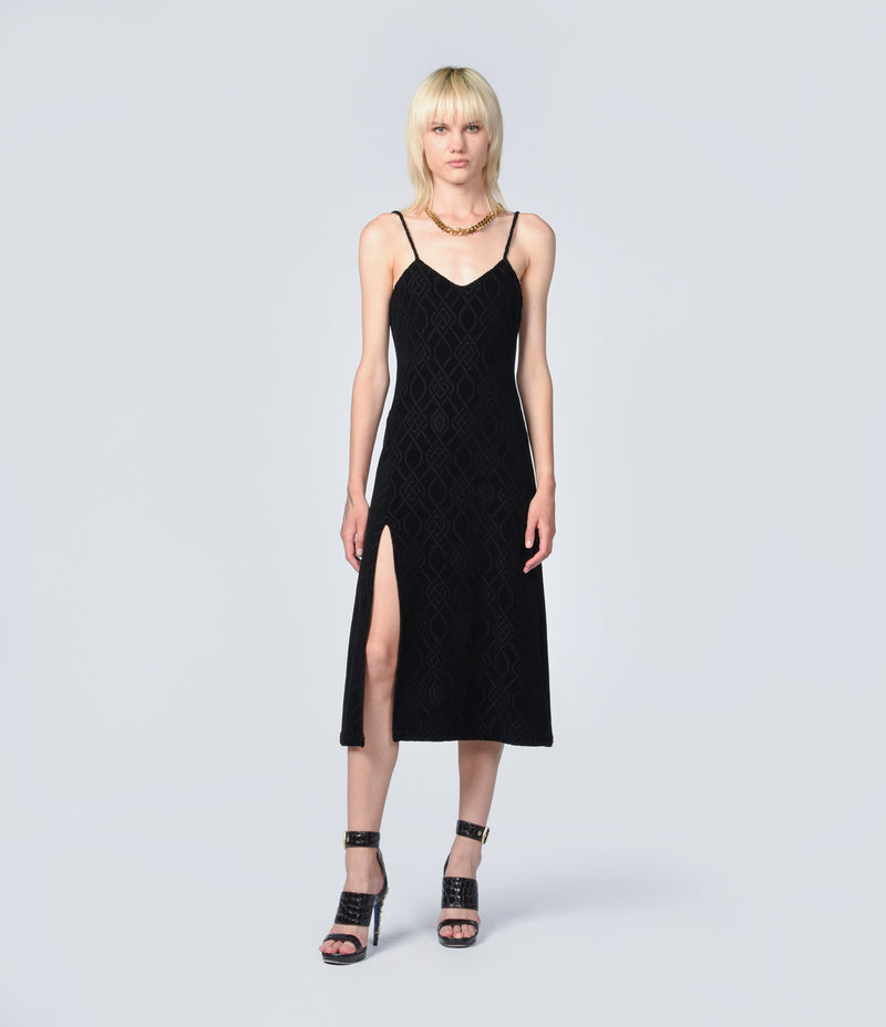 MONOGRAM MIDI DRESS