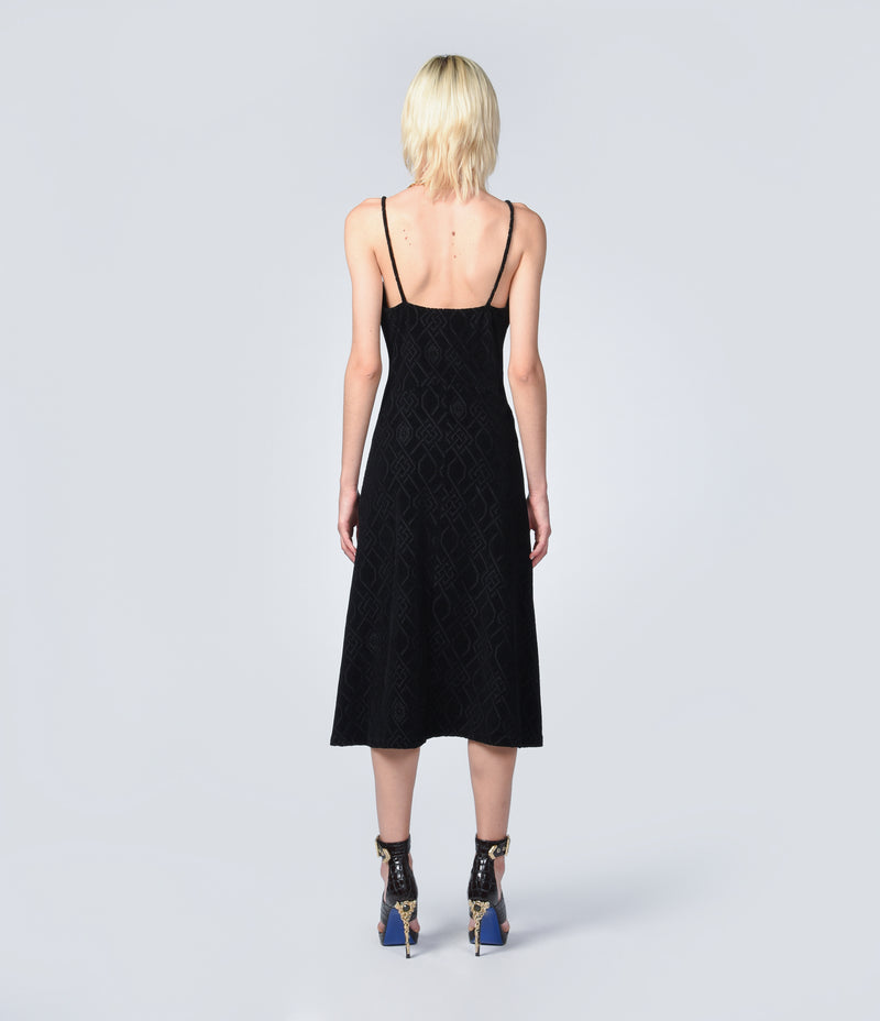 MONOGRAM MIDI DRESS
