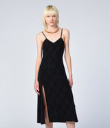 MONOGRAM MIDI DRESS