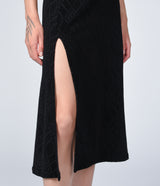 MONOGRAM MIDI DRESS
