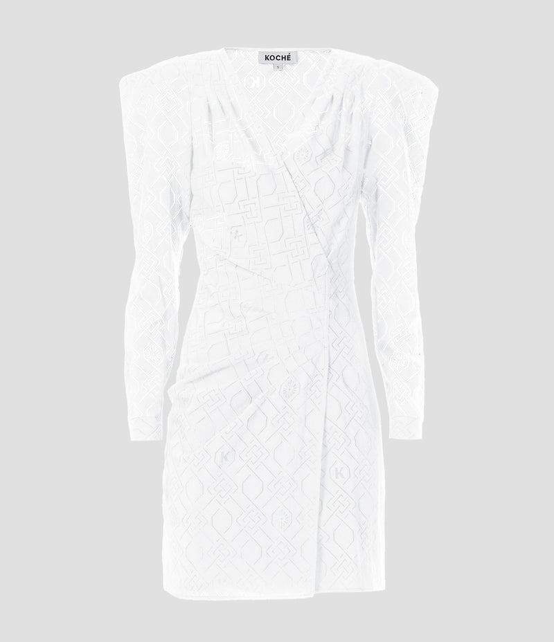 WRAPPED MINI DRESS