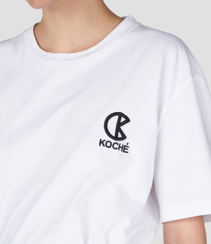 ORGANIC COTTON T-SHIRT WITH CHEST LOGO