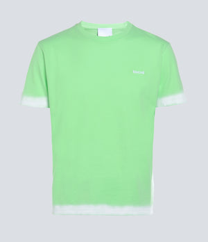 GREEN SPRAYED T-SHIRT