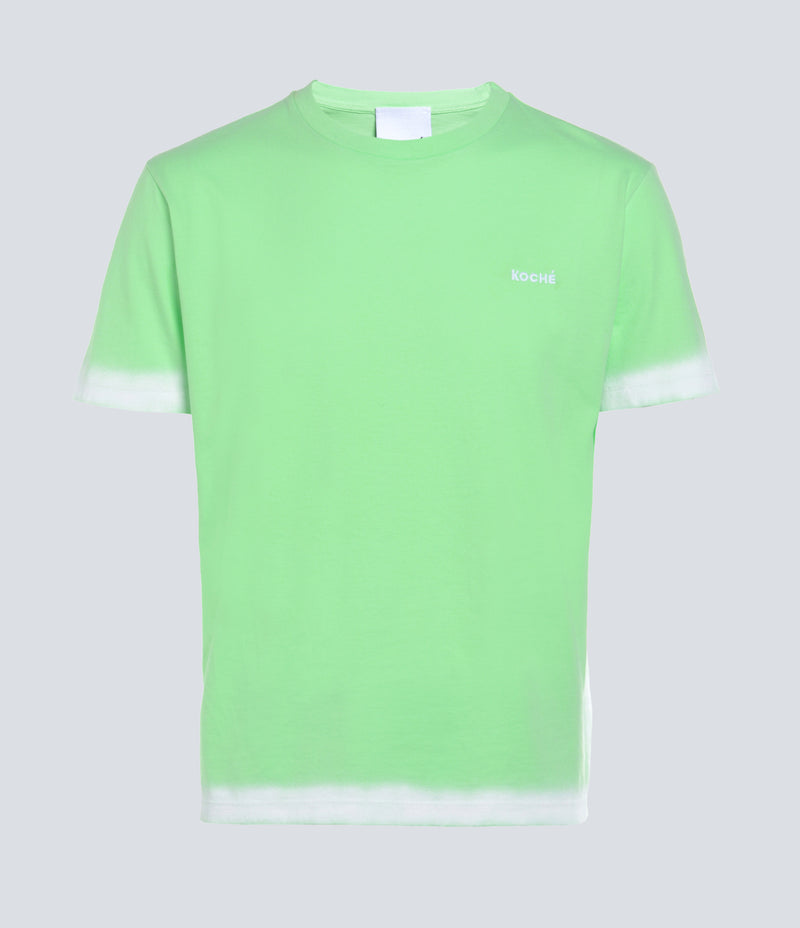 GREEN SPRAYED T-SHIRT