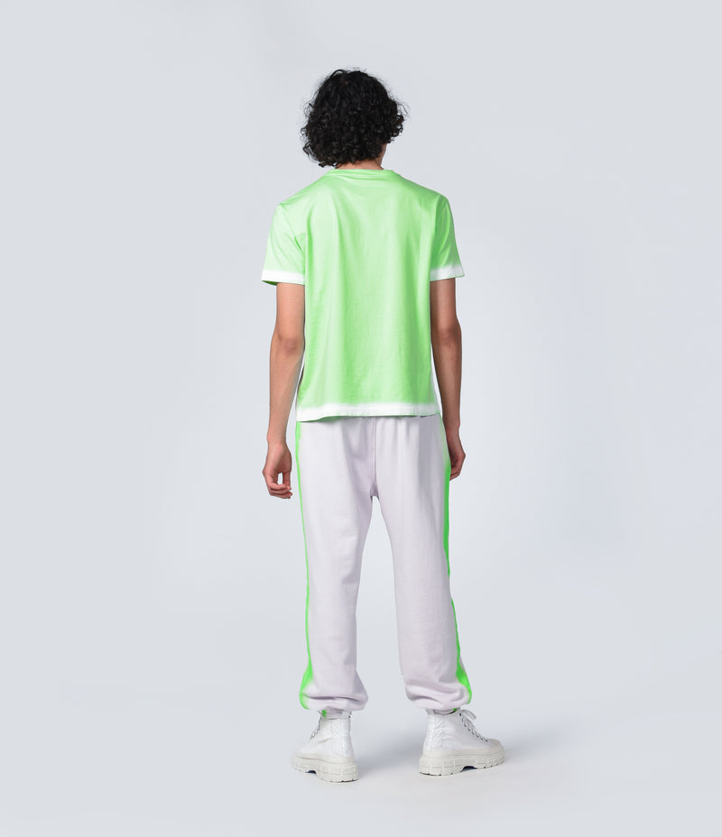 GREEN SPRAYED T-SHIRT