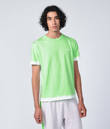 GREEN SPRAYED T-SHIRT