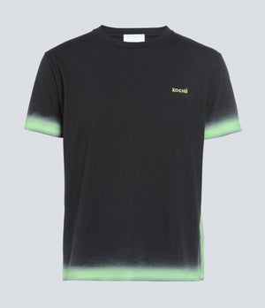 BLACK SPRAYED T-SHIRT