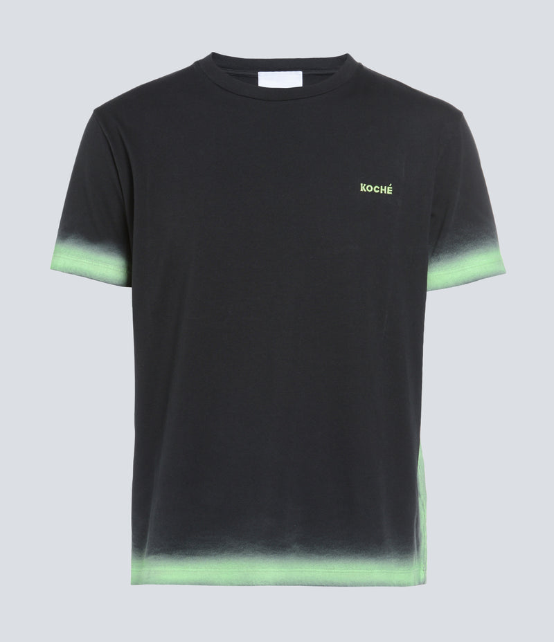 BLACK SPRAYED T-SHIRT