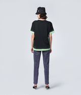 BLACK SPRAYED T-SHIRT