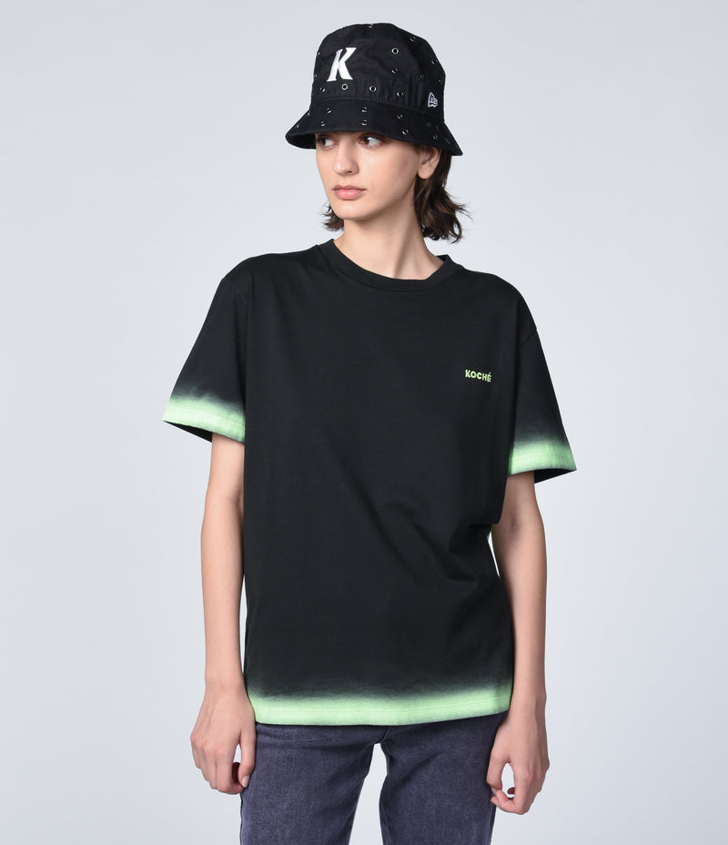 BLACK SPRAYED T-SHIRT