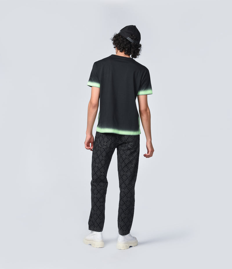 BLACK SPRAYED T-SHIRT