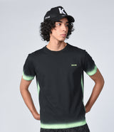 BLACK SPRAYED T-SHIRT