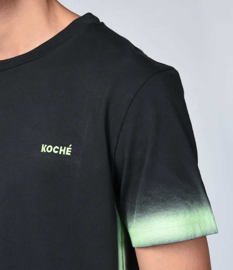 BLACK SPRAYED T-SHIRT