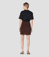 EMBOIDERED BLACK ORGANIC COTTON T-SHIRT