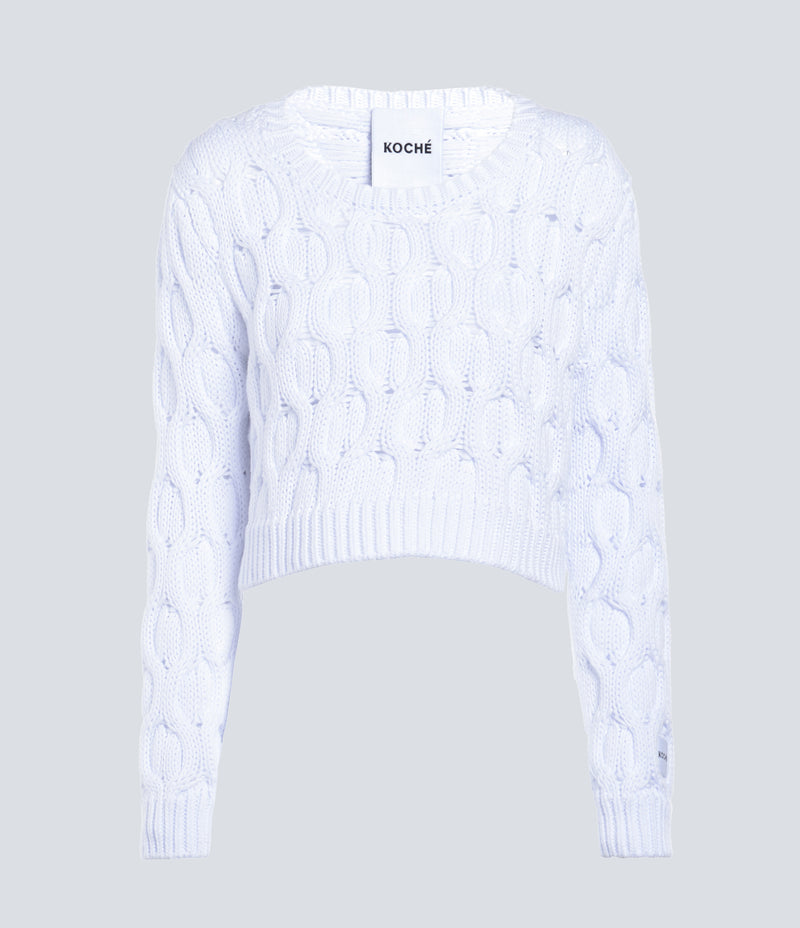 HEXAGON KNIT TOP