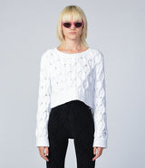 HEXAGON KNIT TOP