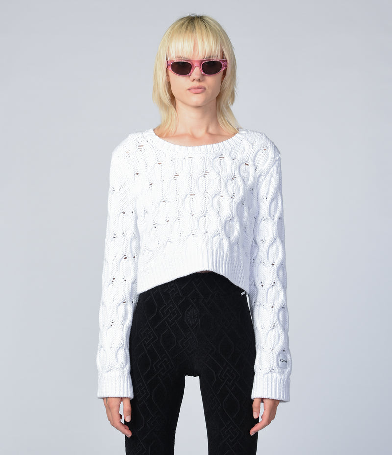 HEXAGON KNIT TOP