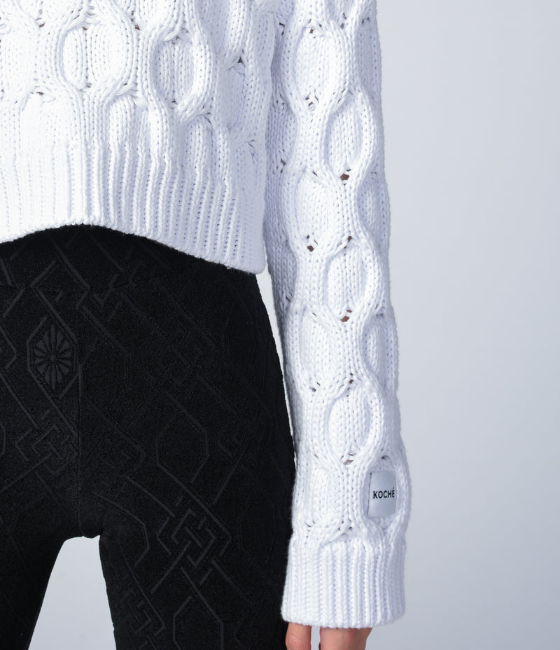 HEXAGON KNIT TOP
