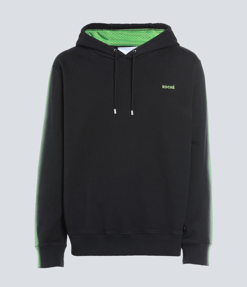 BLACK SPRAYED HOODIE