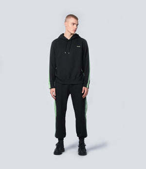 BLACK SPRAYED HOODIE