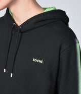 BLACK SPRAYED HOODIE