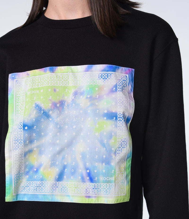 KOCHÉ x TINDER FOULARD SWEATSHIRT