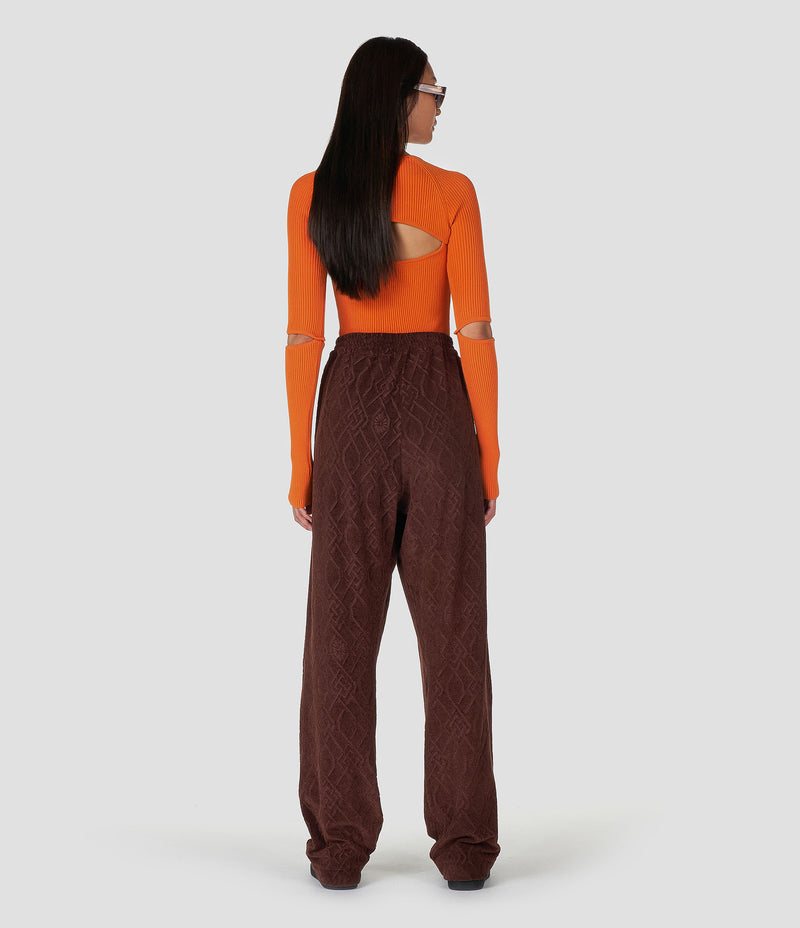 ORANGE KNIT TOP