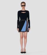 BLACK KNITWEAR TOP