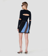 BLACK KNITWEAR TOP