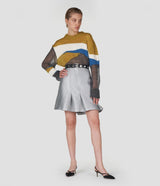 MOHAIR AND COTTON BLEND KNIT